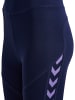 Hummel Hummel Leggings Hmlstaltic Multisport Damen in MARINE/PAISLEY PURPLE