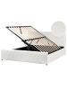 Beliani Doppelbett ROCHEFORT in Weiß - (W) 190 x (H) 99 x (L) 214 cm