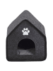 Beliani Tierbett JANGI in Grau - (W) 40 x (H) 40 x (L) 40 cm