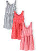 Minoti 3-er Pack Jerseykleid 30DRESS104 in rot