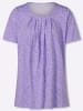 Sieh an! Longshirt in lavendel-ecru-bedruckt