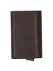 Strellson Norton C-one E-Cage SV8O - Kreditkartenetui 6cc 10 cm RFID in darkbrown