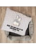Mr. & Mrs. Panda Tierbett Pinguine Kuscheln mit Spruch in Grau Pastell