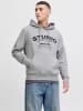 Jack & Jones Kapuzenpullover in Light Grey Melange