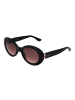 Guess Frauen Sonnenbrille Oval Schwarz