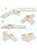COSTWAY 5 tlg. Schaumstoffbausteine ohne Bälle Cordstoff in Beige