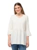 Ulla Popken Shirt in schneeweiß