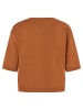 More & More Kurzarm-Cardigan in clay brown
