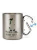 Mr. & Mrs. Panda Kaffeetasse Einhorn Joker mit Spruch in Silber