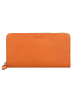 Esquire Peru Geldbörse RFID Schutz Leder 19 cm cognac