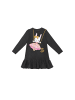 Denokids Kleid Giitter Rabbit in dunkelgrau