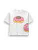 Coccodrillo Baumwoll-T-Shirt mit kurzen Ärmeln in weiß