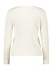 Betty Barclay Feinstrickpullover mit Rippenstruktur in Antique White