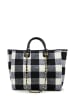 Harpa Shopper COLLINS in black-white check