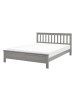 Beliani Doppelbett MAYENNE in Grau - (W) 149 x (H) 88 x (L) 208 cm