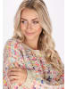 IZIA Damen Pullover in Wollweiss Mehrfarbig