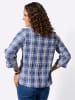 WITT WEIDEN Karo-Bluse in royalblau-weiß-kariert