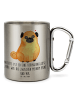 Mr. & Mrs. Panda Kaffeetasse Mops mit Spruch in Silber