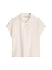 Marc O'Polo DENIM Ärmelloses Poloshirt wide in Silky White
