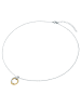 Lulu & Jane Kette aus Sterling Silber Diamant in silber/gelbgold