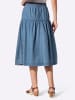 WITT WEIDEN Jeansrock in blue-bleached + blue-stone-washed