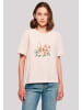 F4NT4STIC Tee Blumen Osterhasen Ohren Dekor in pink