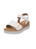 Gabor Keilsandaletten in weiss/gold