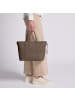 Lazarotti Bologna Leather Shopper Tasche Leder 31 cm in taupe