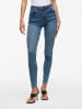 Vila Skinny Fit Jeans in Medium Blue Denim