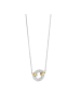 Ti Sento Milano Halskette The Sparkling Pendant in silber-gold