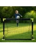 relaxdays Fußballtor in Schwarz/ Gelb - (B)90 x (H)60 x (T)60 cm