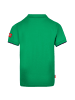 Trollkids Poloshirt "Bergen XT" in Pfeffergrün/Marineblau