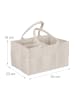 relaxdays Baby-Windel-Caddy in Beige
