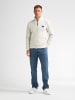 Petrol Industries Sweatshirt mit Zip-Kragen steelcrest in Weiß
