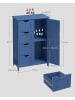 VASAGLE Badezimmerschrank Sofie in Hafenblau - (B)30 x (H)82 x (T)55 cm