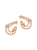 faina Women Earrings in Rose Gold Violet
