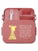 Mr. & Mrs. Panda MEPAL Bentobox Giraffe Blumenkranz Motiv mit Sp... in Rot Pastell