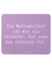 Mr. & Mrs. Panda Mousepad Spruch Mathematiker Magie mit Spruch in Lavendeltraum