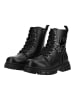 DOCKERS Stiefelette in Schwarz/Silber