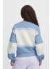 TheJoggConcept. Rundhalspullover JCSAKI BLOCK SWEATSHIRT- 22800442 cooler Sweatpullover mit Colorblock in Blau