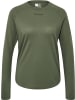 Hummel Sportshirt "Hmlmt Vanja T-Shirt L/S" in Grün