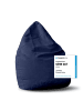 Lumaland Sitzsack In-& Outdoor 120l navyblau  Blau
