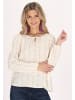 usha FESTIVAL Damen Bluse in Weiss Mehrfarbig