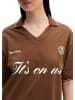 Marc O'Polo MOP Club '67   Football Trikot Dress in Mid Brown