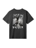 F4NT4STIC T-Shirt Justin Bieber Purpose Album Cover in off black