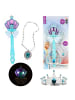 Toi-Toys Ice Princess - Krone, Kette und Zauberstab (mit Licht und Sound) in blau
