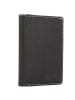 Esquire Oslo Kreditkartenetui RFID Leder 8 cm in schwarz