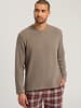 Hanro Longsleeve Cozy Comfort in mocha stone