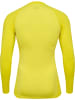 Hummel T-Shirt "Hmlbl Performance Tee L/S" in Gelb