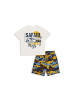 Denokids Set Safari T-shirt & Camo Shorts in weiss